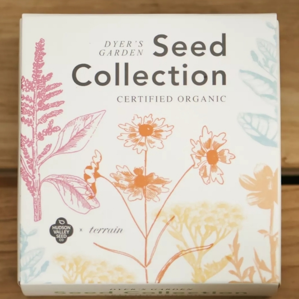 Terrain, Dyer's Garden Seed Collection NWOT